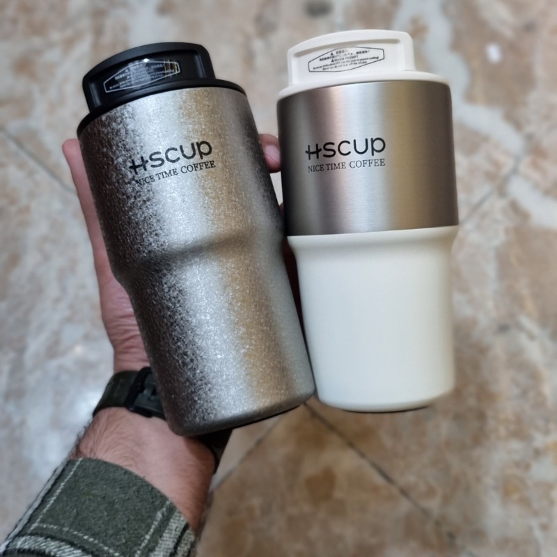 تراول ماگ اچ اس کاپ دسته استیل اورجینال گنجایش ۴۰۰ میل - تصویر 2