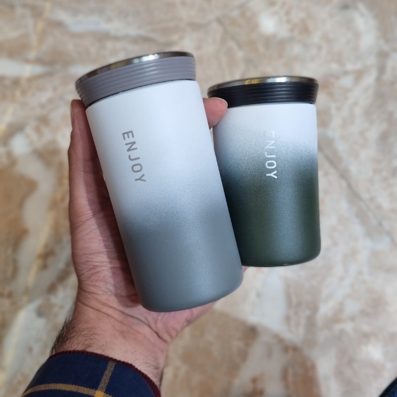 تراول ماگ دورنگ اینجوی گنجایش ۲۵۰ و۳۰۰ میل - تصویر 2